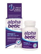 Alpha betic Omega-3 EPA+DHA Fish Oil Vitamin (60)